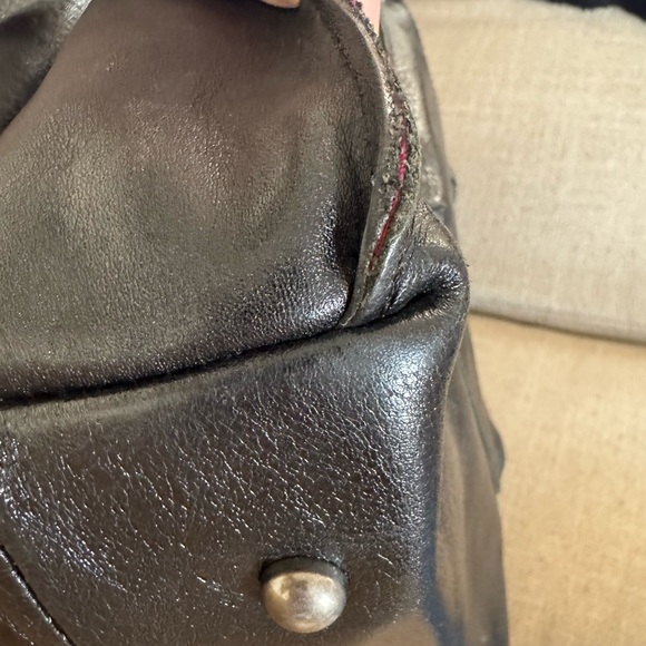 Patricia Nash “Cavo Tote” Black Full-Grain Leather Bag — Like new - Picture 15 of 17